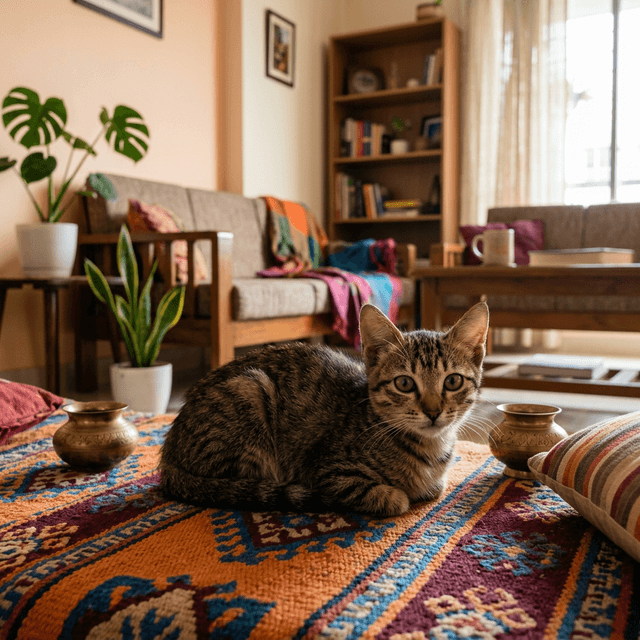 Small native Bangladeshi stray kittens